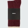 Cheap Finisterre Bosun Sock BlackCherry/Ecru