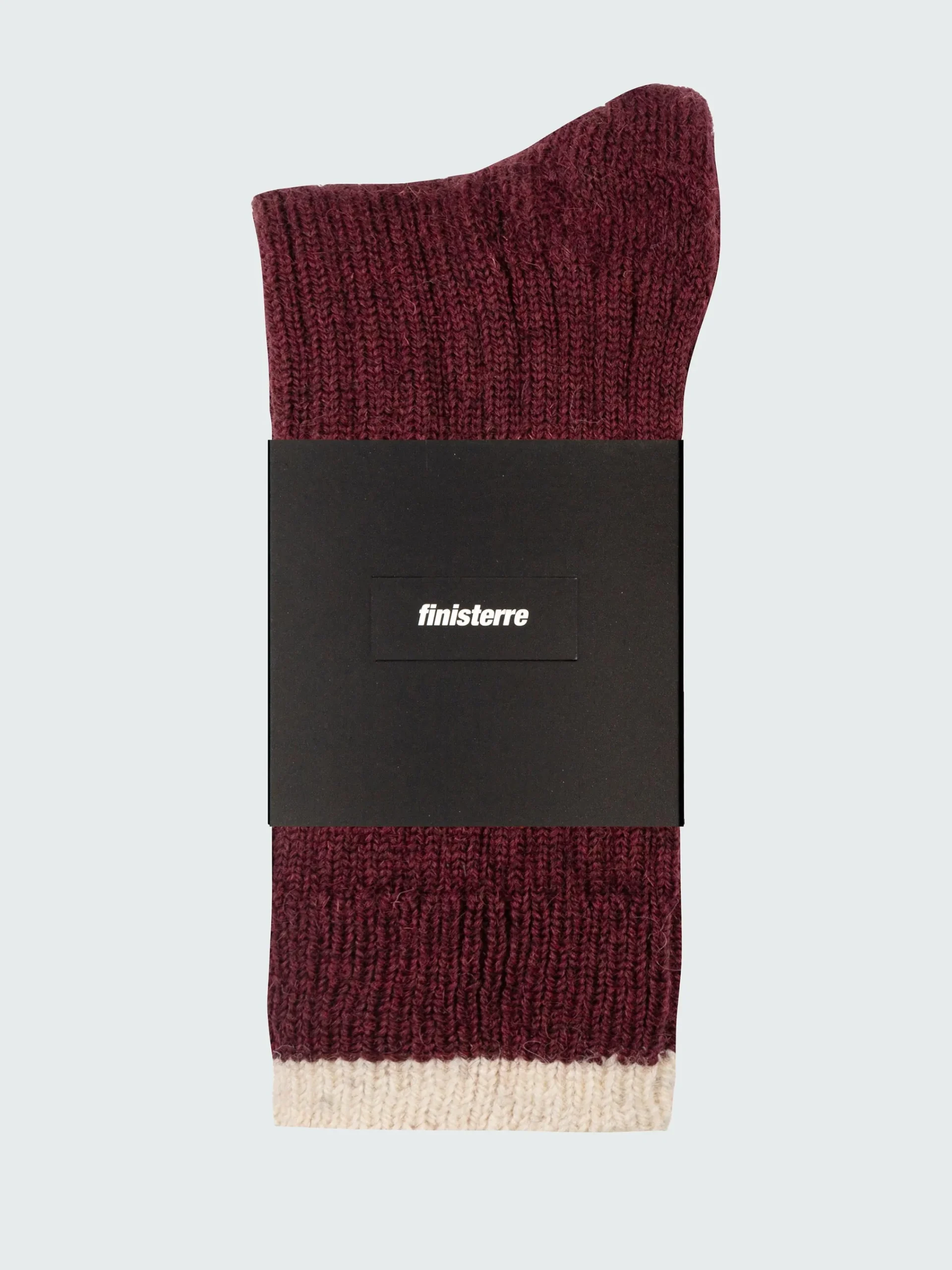Cheap Finisterre Bosun Sock BlackCherry/Ecru