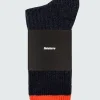 Clearance Finisterre Bosun Sock Navy/BrightFlame