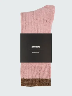 Fashion Finisterre Bosun Sock PinkSmoke/Sable