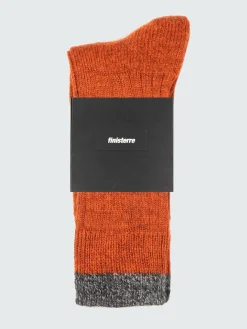 Discount Finisterre Bosun Sock BurntOrange/GreyMarl
