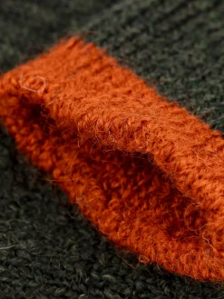 Cheap Finisterre Bosun Sock Olive/RedRust