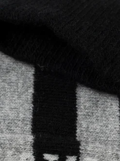 Discount Finisterre Classic Wool Striped Sock Black/Grey