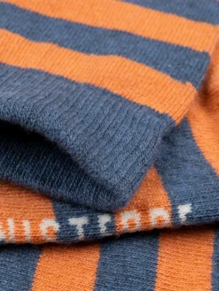 Flash Sale Finisterre Classic Wool Striped Sock RedRust/CoastalFjord