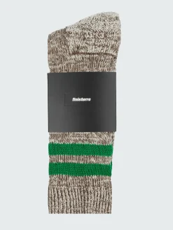 Cheap Finisterre Kelson Stripe Sock SealBrown/Green