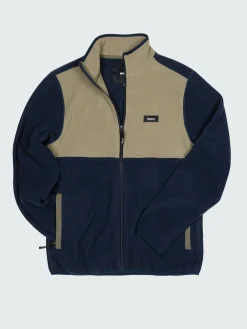 Online Finisterre Men's Axiom Full Zip Fleece WillowGreen/Navy/Olive