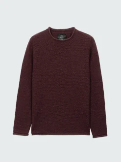 Store Finisterre Men's Barents Sweater BlackCherry