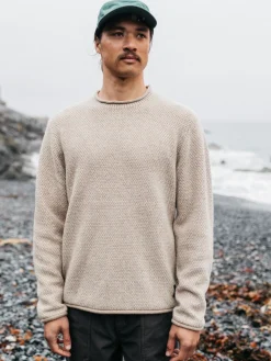 Flash Sale Finisterre Men's Barents Sweater Oatmeal