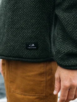 Cheap Finisterre Men's Barents Sweater Olive