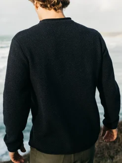 Discount Finisterre Men's Barents Sweater Indigo