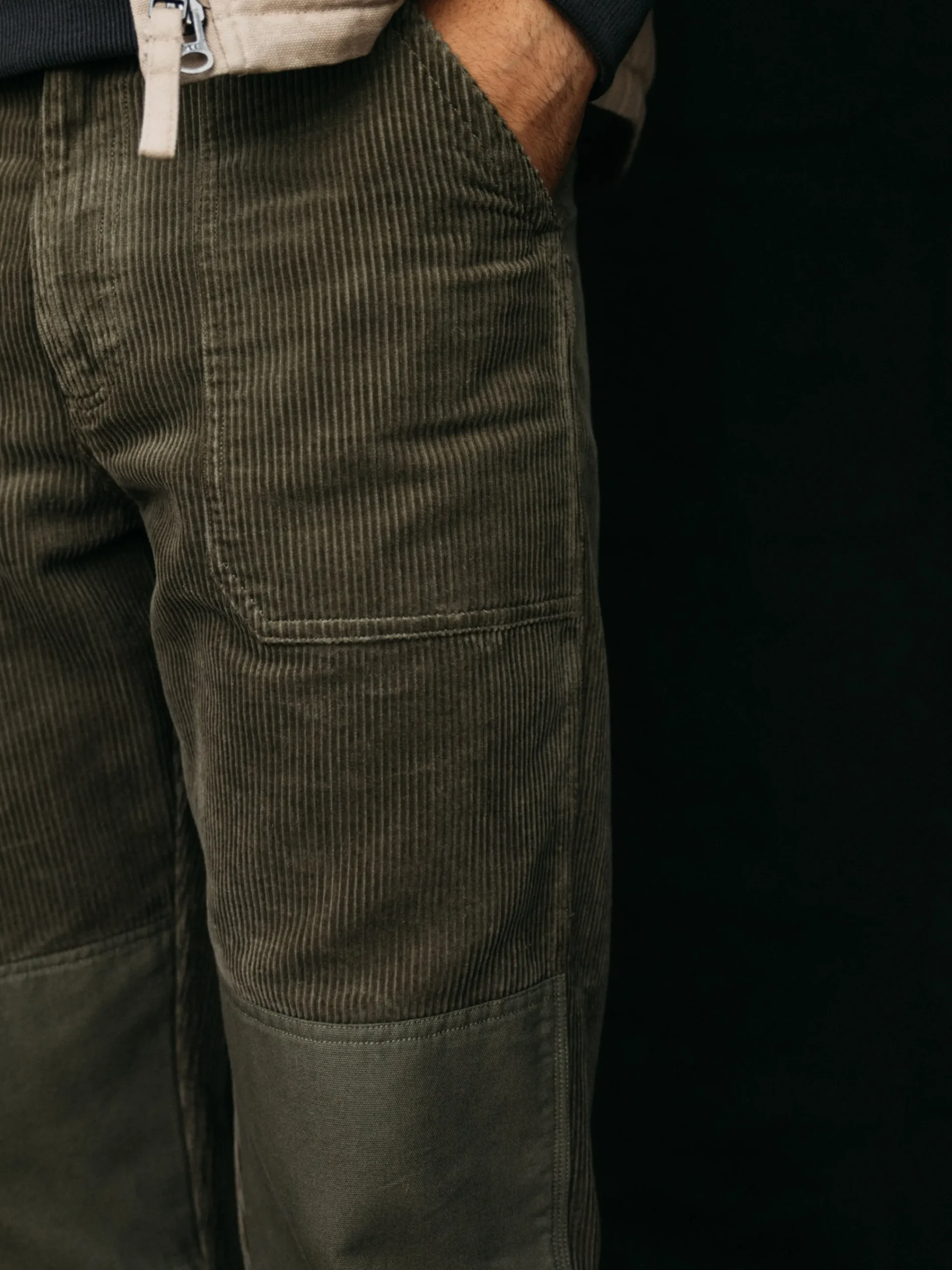 Fashion Finisterre Men's Basset Cord Trouser Olive