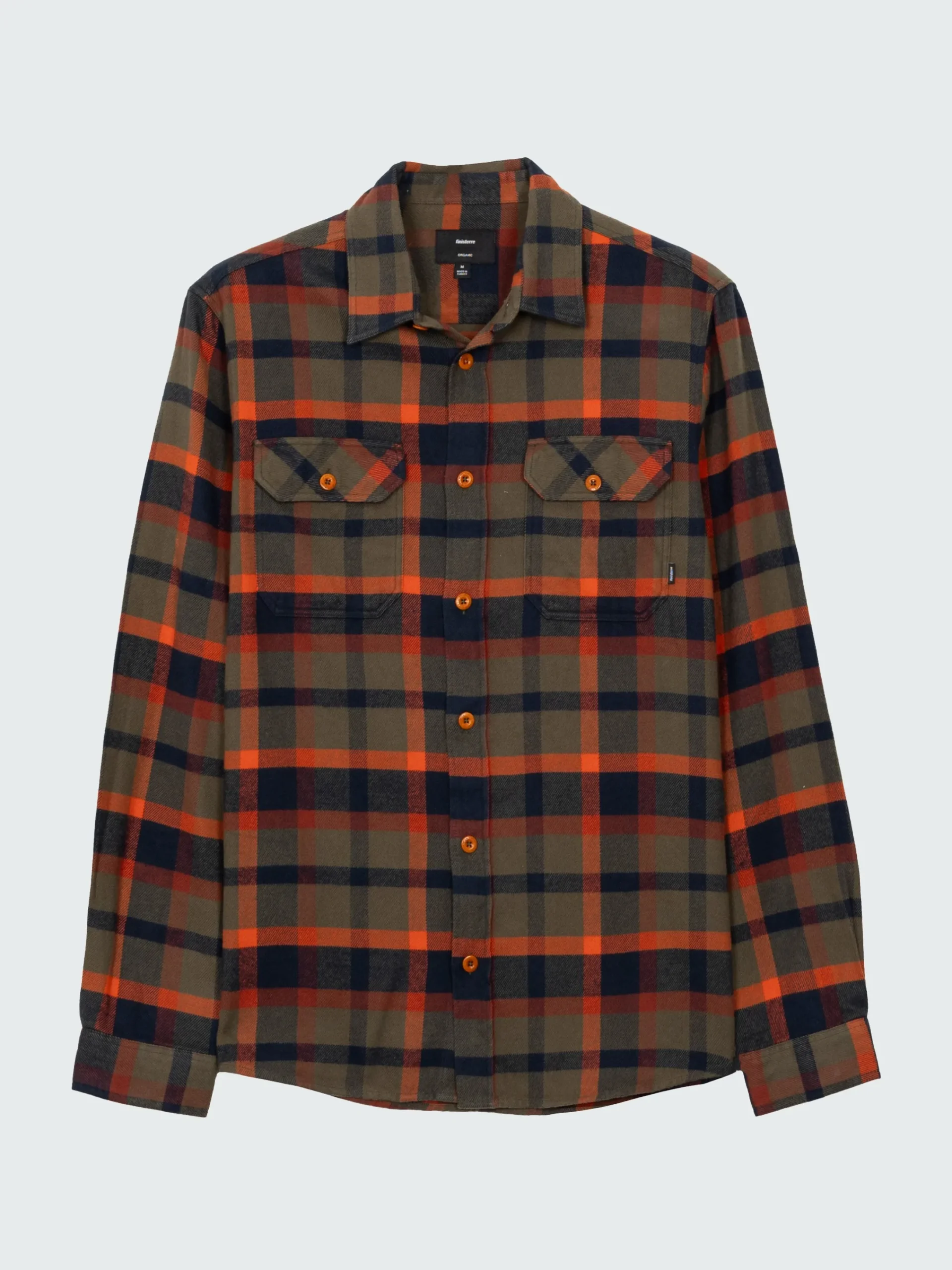 Best Sale Finisterre Men's Beardsmore Shirt DarkRosewoodCheck