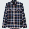 New Finisterre Men's Beardsmore Shirt CoastalFjordCheck