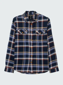 New Finisterre Men's Beardsmore Shirt CoastalFjordCheck