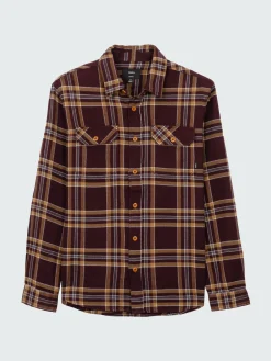Online Finisterre Men's Beardsmore Shirt BlackCherryCheck