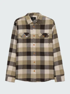 Cheap Finisterre Men's Beardsmore Shirt WillowGreenCheck