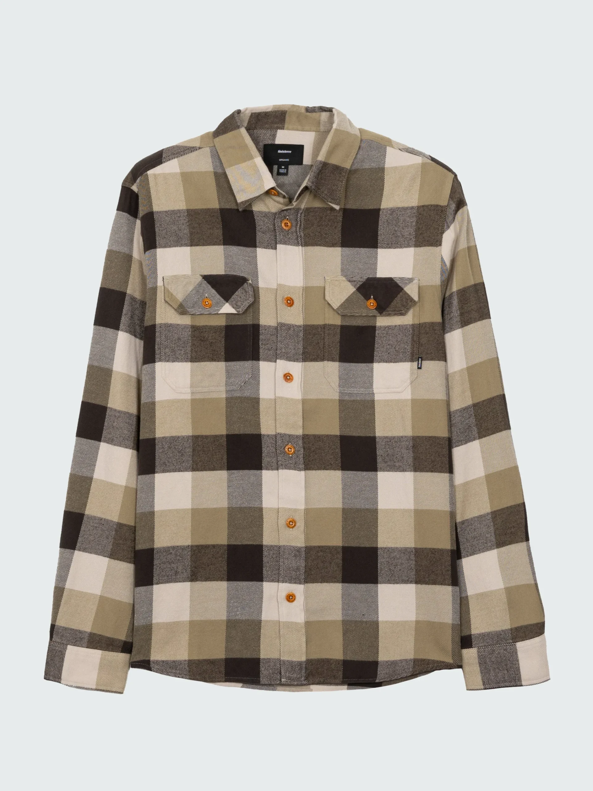 Cheap Finisterre Men's Beardsmore Shirt WillowGreenCheck