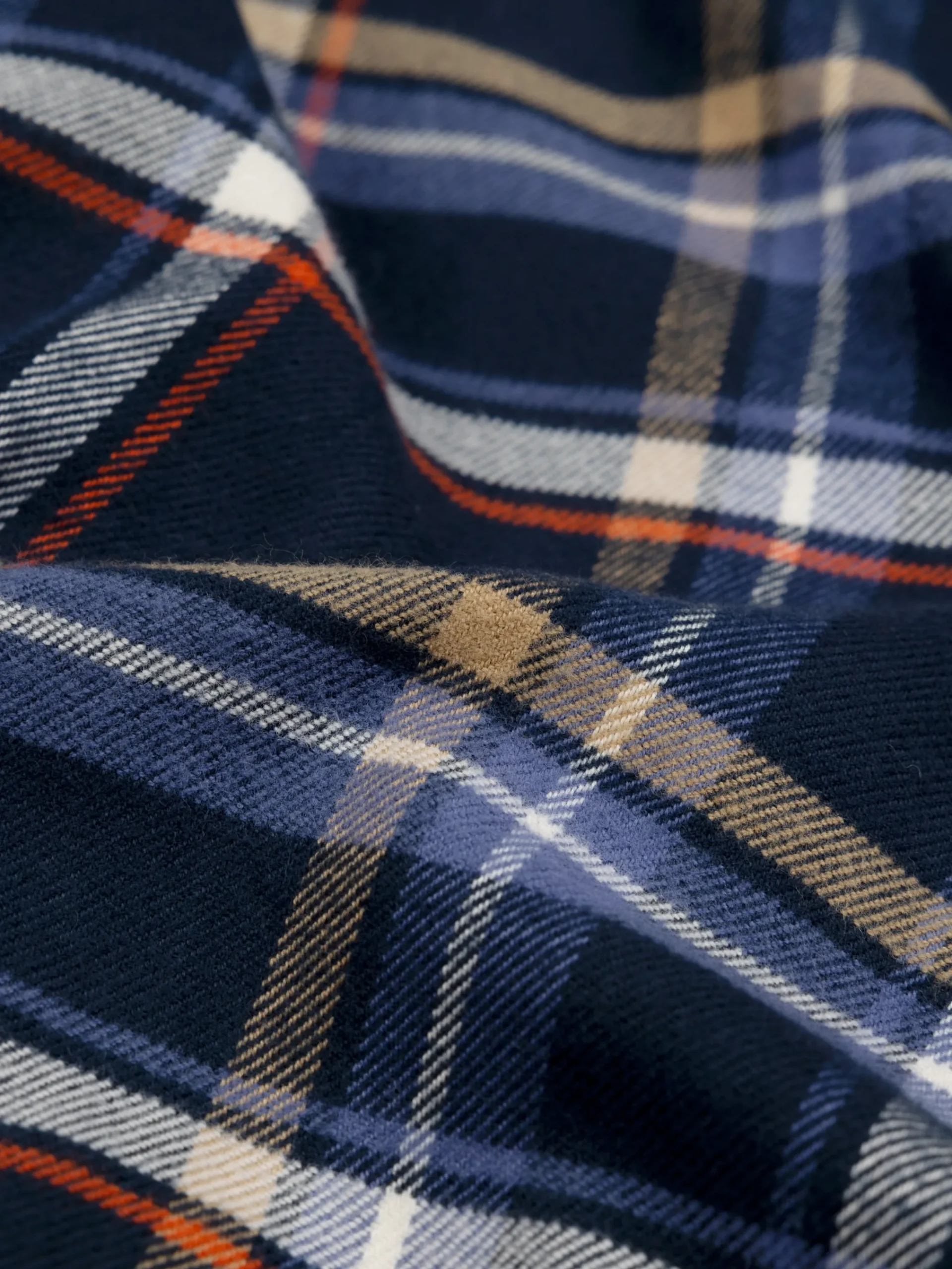 New Finisterre Men's Beardsmore Shirt CoastalFjordCheck