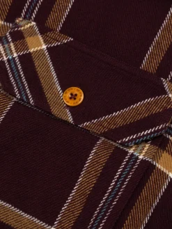 Online Finisterre Men's Beardsmore Shirt BlackCherryCheck