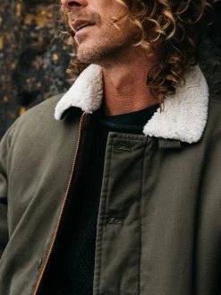 New Finisterre Men's Berings Deck Jacket Olive