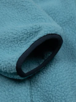 Best Finisterre Men's Bolster 1/4 Zip Fleece OceanStorm/Oatmeal