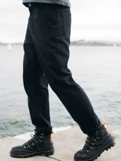 Best Finisterre Men's Breaker 5-Pocket Jean BlackDenim