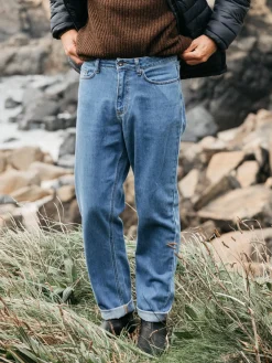 Clearance Finisterre Men's Breaker 5-Pocket Jean WashedIndigo