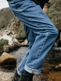 Clearance Finisterre Men's Breaker 5-Pocket Jean WashedIndigo