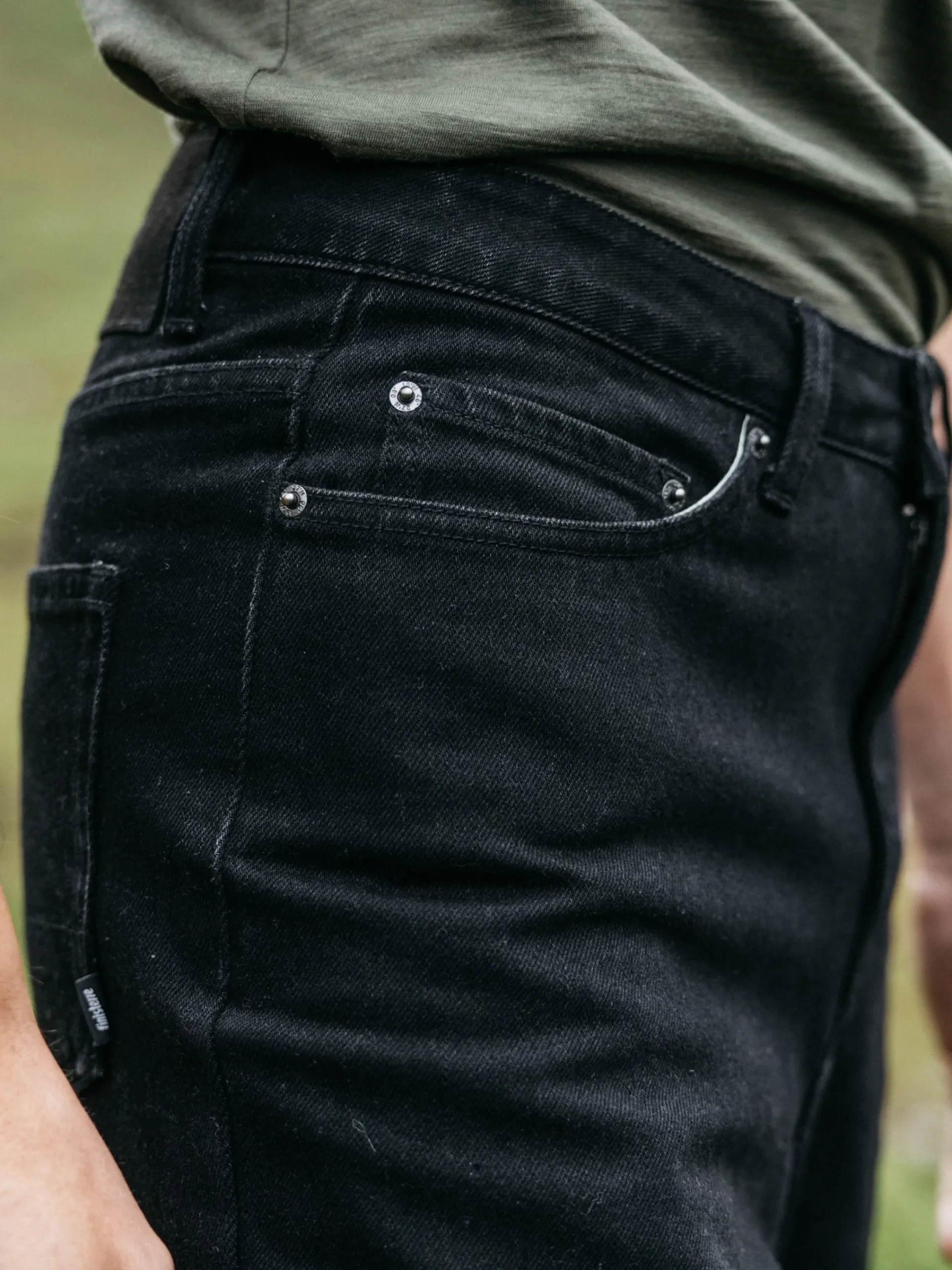 Best Finisterre Men's Breaker 5-Pocket Jean BlackDenim