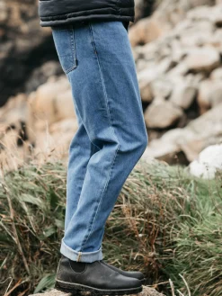 Clearance Finisterre Men's Breaker 5-Pocket Jean WashedIndigo