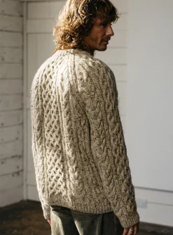 Best Sale Finisterre Men's Cabet Sweater Oatmeal