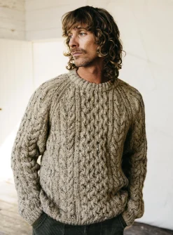 Best Sale Finisterre Men's Cabet Sweater Oatmeal