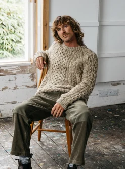 Best Sale Finisterre Men's Cabet Sweater Oatmeal