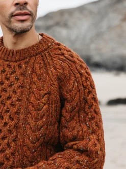 Hot Finisterre Men's Cabet Sweater Copper