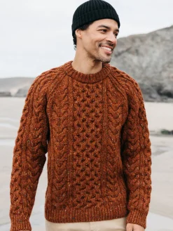 Hot Finisterre Men's Cabet Sweater Copper