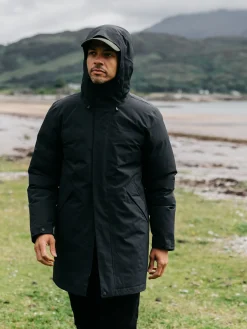 New Finisterre Men's Caelus Waterproof Parka Black