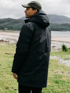 New Finisterre Men's Caelus Waterproof Parka Black