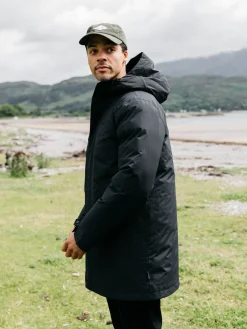 New Finisterre Men's Caelus Waterproof Parka Black