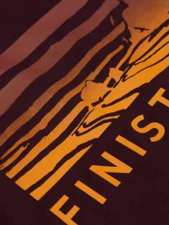 Online Finisterre Men's Cape T-Shirt BlackCherry