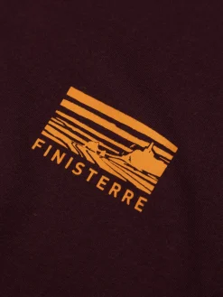 Online Finisterre Men's Cape T-Shirt BlackCherry