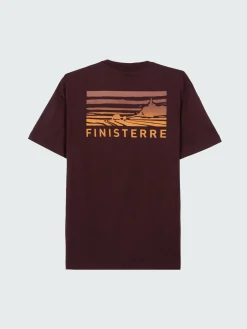 Online Finisterre Men's Cape T-Shirt BlackCherry