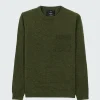 Clearance Finisterre Men's Cavan Pocket Knit Sweater Olive