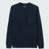 Cheap Finisterre Men's Cavan Pocket Knit Sweater Navy