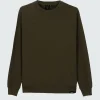Online Finisterre Men's Coho Sweatshirt Olive
