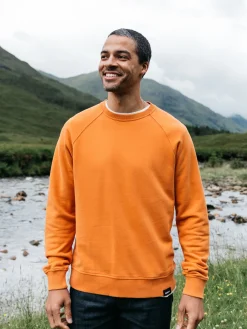 Outlet Finisterre Men's Coho Sweatshirt HarvestGold