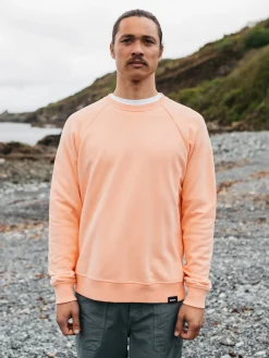 Hot Finisterre Men's Coho Sweatshirt ReefPink