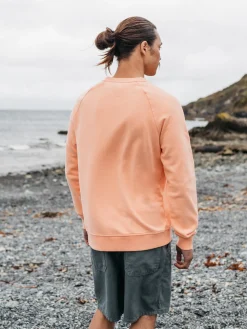 Hot Finisterre Men's Coho Sweatshirt ReefPink