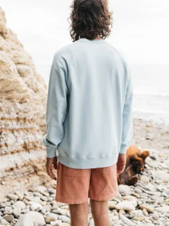 Clearance Finisterre Men's Coho Sweatshirt Sky