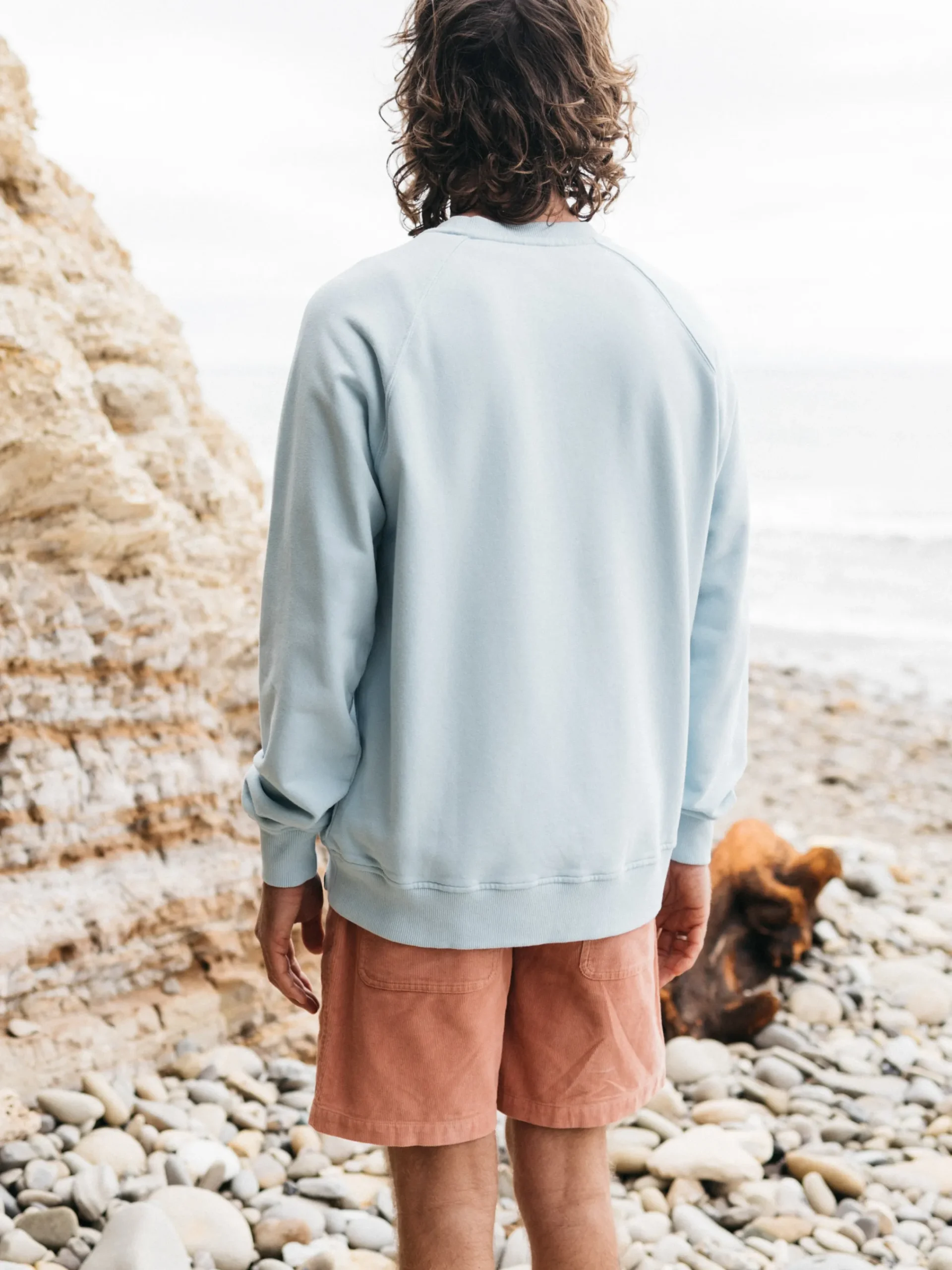 Clearance Finisterre Men's Coho Sweatshirt Sky