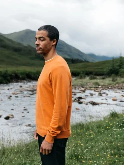 Outlet Finisterre Men's Coho Sweatshirt HarvestGold